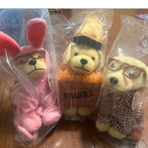 Raising Canes Christmas Story Dog Plush Set